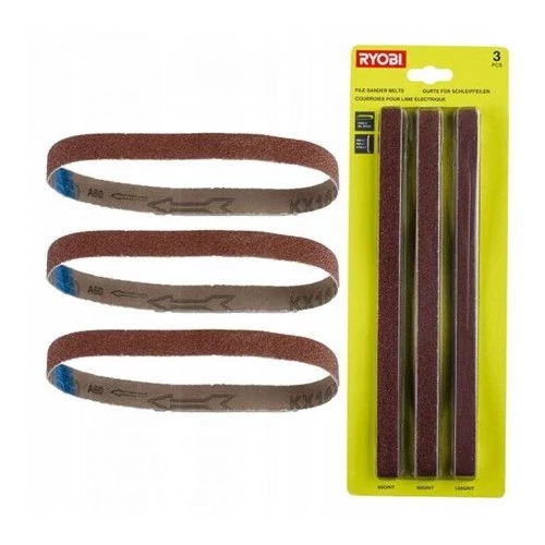 Ryobi 13x457mm 3db szalagcsiszoló papír nútcsiszolóhoz alumínium-oxid RAKPFB03