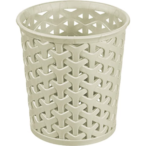 CURVER "MY STYLE" L MÉRETŰ RATTAN KEREK TARTÓ KOSÁR - Krém
