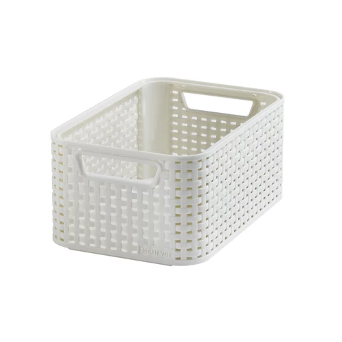 CURVER "STYLE" S MÉRETÚ RATTAN KOSÁR (7L) - Krém