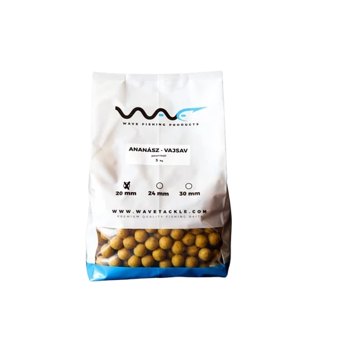  Wave Product – Párolt bojli Ananász-vajsav 24mm 3kg 