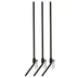 NEVIS Gubancgátló cső fekete 15cm 3db/cs.